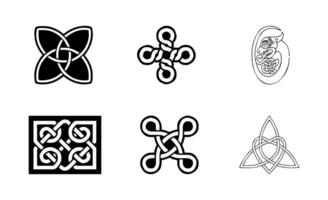 vector set of elements celtic