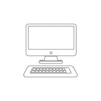 computer monitor vector symbol logo