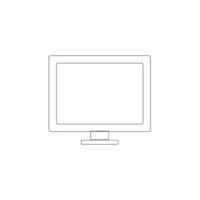 computer monitor vector symbol logo