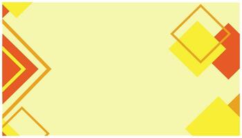 abstract background with yellow and orange rhombus in flat style vector