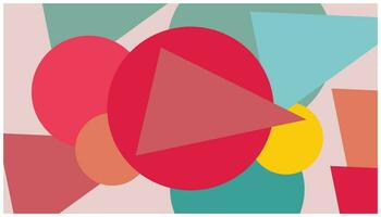 Abstract colorful background with geometric shapes. Vector illustration. Eps 10.