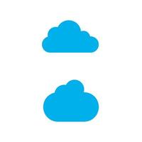 Cloud template icon illustration vector