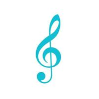 Violin key. From blue icon set. vector
