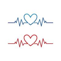 Health medical heartbeat pulse vector