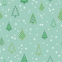 Seamless Christmas and New Year pattern. Winter elements background. Wrap for gifts vector