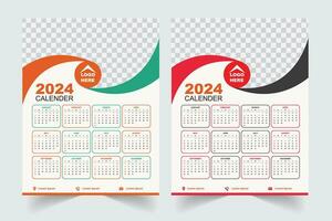 2024 Printable Calendars vector