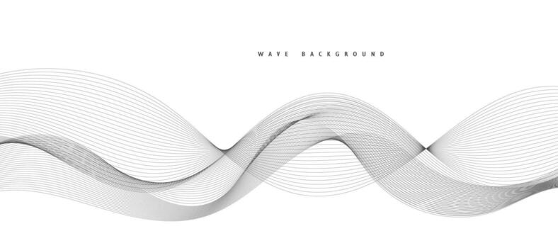 resumen vector antecedentes con gris ondulado líneas