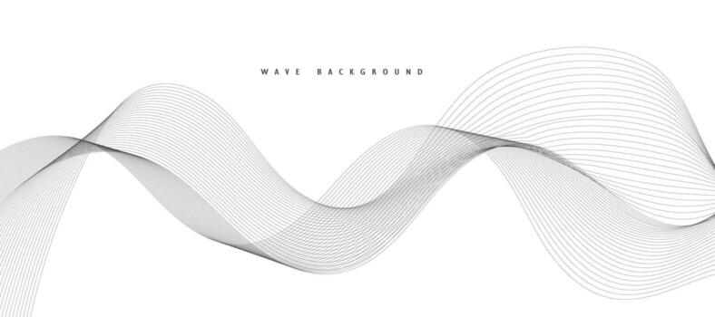 resumen vector antecedentes con gris ondulado líneas