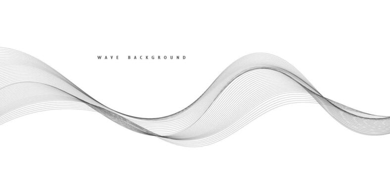resumen vector antecedentes con gris ondulado líneas