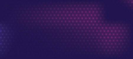 Purple gradient background with seamless pattern background. vector