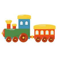 para niños juguete tren vector