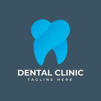 dental cuidado clínica resumen vector logo modelo ilustración