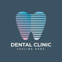 dental cuidado clínica resumen vector logo modelo ilustración