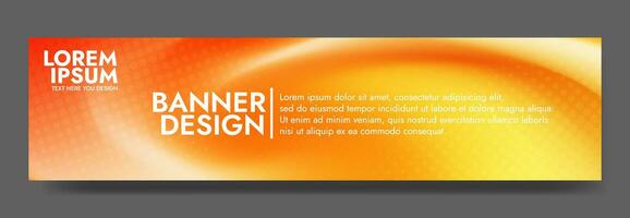 Abstract Banner with orange white color. Image is a  visually appealing design asset for use in advertisements, websites, or social media posts to add a modern touch to the visuals. vector