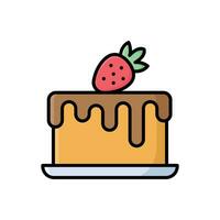 cake icon vector design template simple and clean