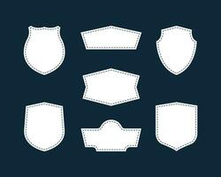 Set of more than 07 label shapes vector