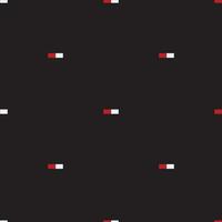 Vector a black background with red and white rectangles seamless pattern isolated on black backdrop. design for use all over fabric print wrapping paper decorative backdrop and others