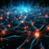 AI generated The intricacies of neural circuitry photo