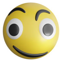 sonriendo emoji clipart plano diseño icono aislado en transparente fondo, 3d hacer emoji y emoticon concepto png
