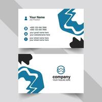 creative clean corporate card design vector