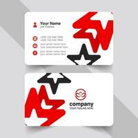 creative clean corporate card design vector