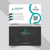 creative clean corporate card design vector