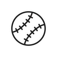 baseball ball icon vector