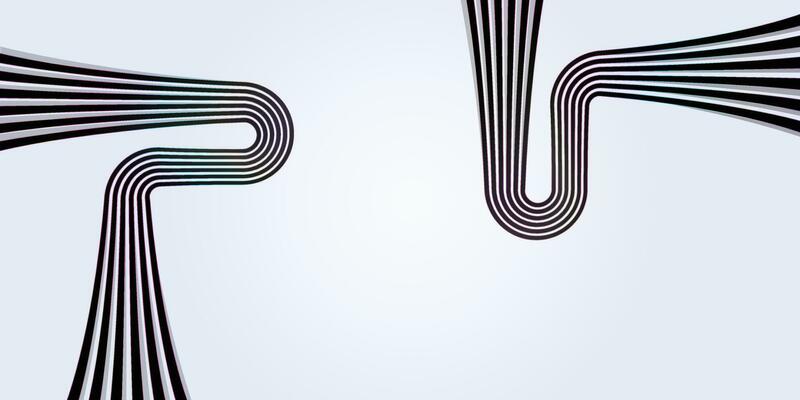 simple background cover lines style with colored borders
