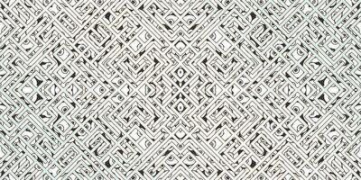 stripe pattern background with circles at each corner with batik motifs, spiral motifs vector