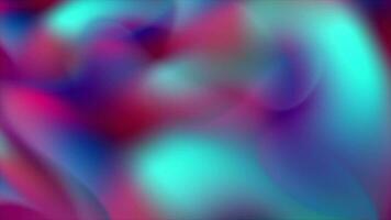 holographique liquide lisse vagues abstrait vidéo animation video