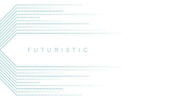 Blue minimal dotted lines abstract futuristic tech background vector