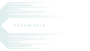 Blue minimal dotted lines abstract futuristic tech background vector