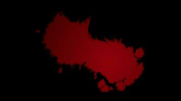 Blood Splash or Ink Effect 4K Resolution Video Free Download