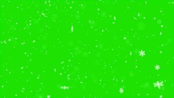 Christmas Snowfall Animation 4k Green Screen Video Free Download