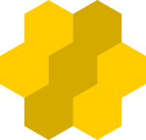 honeycomb sweet honey bee hexagon icon png