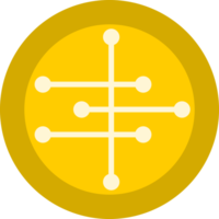 Krypto Münze Symbol png