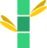 verde bambú árbol con disparar bambú naturaleza icono png