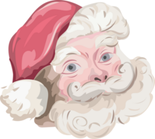 de kerstman claus tekenfilm illustratie, transparant achtergrond. png