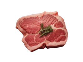 ai généré du boeuf steak sur transparent Contexte png