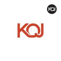 Letter KOJ Monogram Logo Design vector