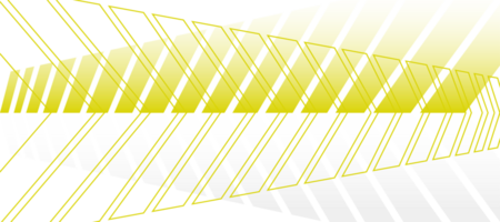 Speed chevron yellow line gradient abstract transparent background png