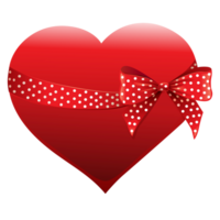 Heart with Bow Transparent png
