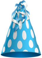 fête chapeau bleu transparent png