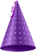 púrpura fiesta sombrero png