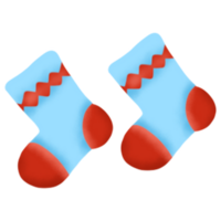 cute winter sock png