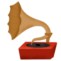 gramophone on winter png