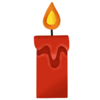 candle on winter png