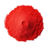 ai generiert hell rot holi Farbe isoliert auf transparent Hintergrund. png