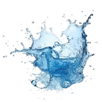 AI generated Wave splash isolated on transparent background. png