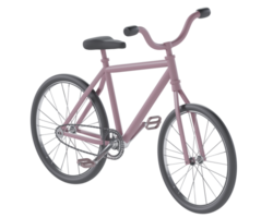 Psd 3d rendered bicycle icon isolated png